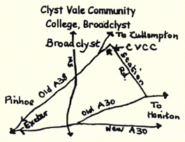 Clyst Vale Location Map